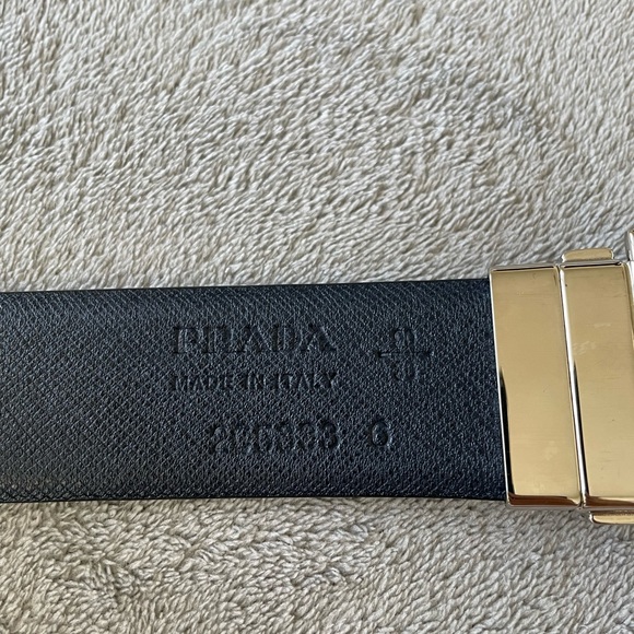 PRADA Saffiano Leather Reversible Belt - Picture 4 of 4